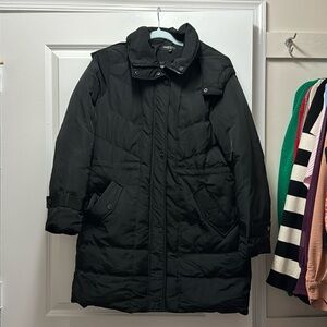 Black Puffy Winter Jacket